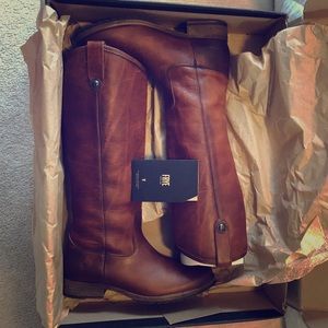 frye melissa button lug